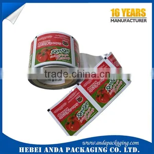 Tomato Paste Packaging Aluminum Foil Laminated Roll/ Laminated Multiple Layer Plastic Aluminum Foil Bag thumbnail-4
