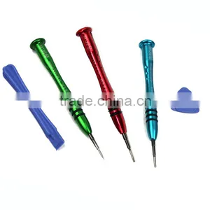 5 in 1 LAOA Mobilphone Cell Phone Repair Professional Tearing Crossed Star Type Slotted Screwdriver Screwdriver Set thumbnail-1