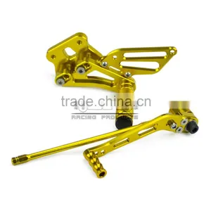ARS-K6 Customized CNC Aluminium Racing Footrest Peg Motorcycle for Suzuki GSXR 600/750 06-09 thumbnail-4