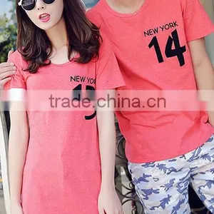 Outwear Cotton High Quality Love Couple T-shirt Design thumbnail-1
