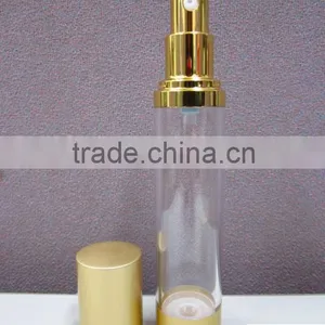 Matt Gold Airless Cosmetic Pump Bottle 50ml thumbnail-1