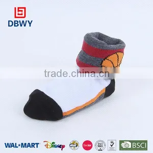 2015 the Best Quality Special Cuff Design Thin Baby Socks thumbnail-1