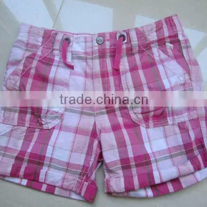 2012 New Fashion Ladies Plaid Casual Soft Cotton Shorts thumbnail-1