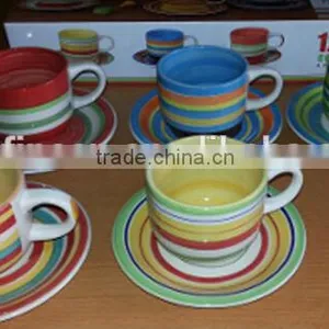 Ceramic Cup Tea Set White Plain ,ceramic Cup&saucer , Porcelain Cup &saucer thumbnail-1