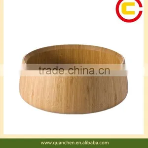 Soiled Bamboo Bowl, Bamboo Salad Bowl thumbnail-1