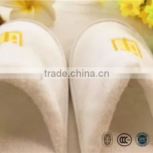 Star Hotel Senior Cut Pile Bathroom Slipper With Gold Embroidary Logo thumbnail-3