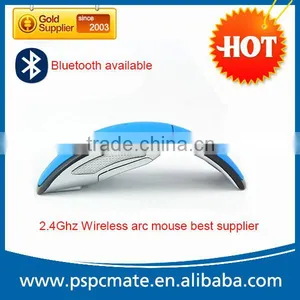 2.4Ghz Wireless Folding Arc Mouse With KA8 IC Surporting 3 Miliion Click Times Long-life Using and Double Chips thumbnail-1