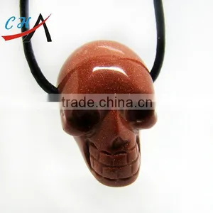 Gemstone Skulls Healing Skull Pendant Carvings thumbnail-1