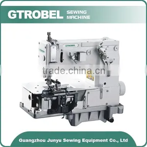 Double Needle Flat-bed Making Belt Loop With Front Cutter Trousers Ear Sewing Machine thumbnail-1