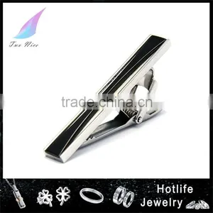 Jewelry Manufacturer China Man Black Plating Clip on Tie thumbnail-1