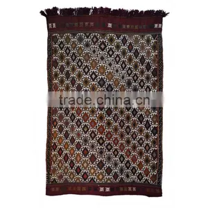 Handmade Konya Jijim Kilim Rug (7.5 x 5.7 Feet) thumbnail-1
