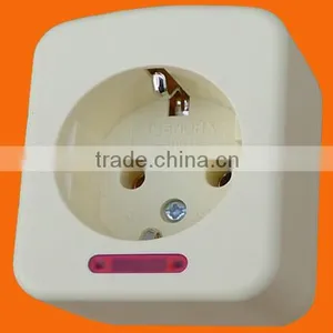 European Style 3 Way Power Extension Socket With Earth (E5003E) thumbnail-2