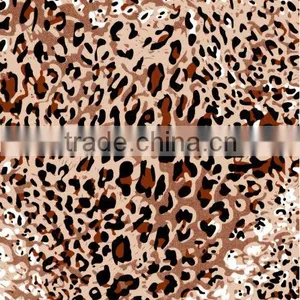 Fashion Design Leopard Print Satin Fabric thumbnail-1
