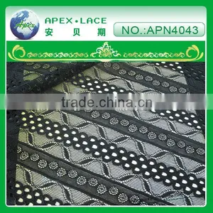 Women Sexy Nylon Lace Fabric for Bra Wholesale/fabric for Wedding Dress Lace-APN4043 thumbnail-1