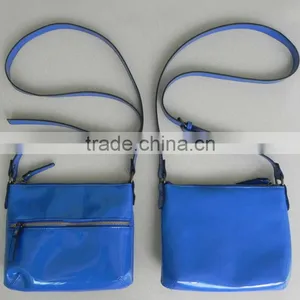 Fashion Plain Zipper Mini PU Shoulder Bag thumbnail-1