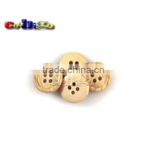 15mm(24L)Dia Deep Grain Imitation Wood Resin Round Buttons for Sewing Craft DIY Bag Appreal Accessories #FLN003-15B thumbnail-3