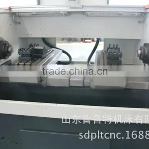 Twin Spindle CNC Lathe TCK6236X2 Double Head and CNC Controller TCK6236 thumbnail-2