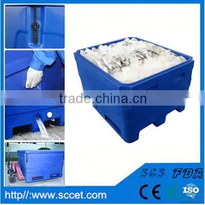 Fish Farming Equipment Chilly Fish Carrying Tank Plastic Fish Cage Large Fish Cooler Box thumbnail-1