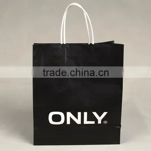 ONLY Kraft Paper Handbag With Twisted Rope Handle Recyclable Shopping Paper Bag for Handbags and Gifts thumbnail-2