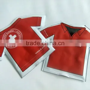Football Shirt Shape PVC Gel Single Beer Bottle Cooler Sleeve for Sports Gift thumbnail-6
