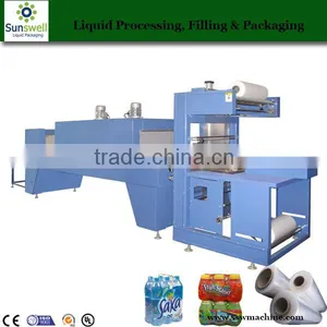 Hot Sales!!! Semi-Automatic PE Film Wrapping Machine/Bottles Packing Machine thumbnail-1