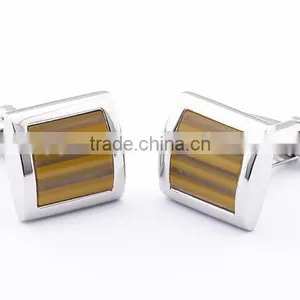 Rectangle Shaped Cufflinks With Grooves thumbnail-2