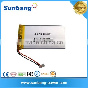 Custom Smart Rechargeable 3.7v Li-polymer 585460 2000mah Battery thumbnail-1