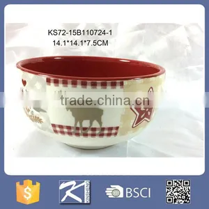 Eco-friendly Stoneware Ceramic Type Bowl thumbnail-1