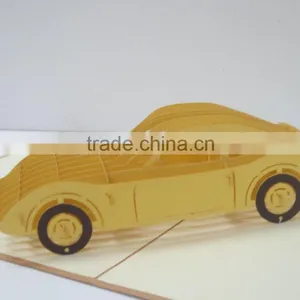 Car 3d Greeting Card thumbnail-1