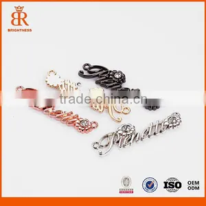 Metal Badge Metal Clothing Labels Custom Metal Logo Tags thumbnail-1