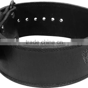 HEAVY DUTY LEATHER WEIGHT LIFTING TRAINING POWER BODY BUILDING GYM BELT FINEST LEATHER thumbnail-3