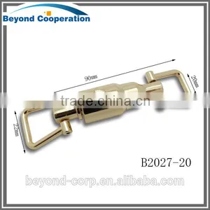 Elegant Metal Lock Connector for Lady's Handbag or Belt Interlock Buckle thumbnail-1