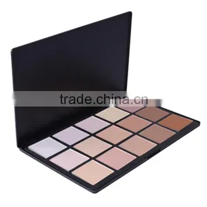 Natural Looking Long Lasting Smooth Oil Control 15 Color Pressed Powder Compact Wholesale thumbnail-2