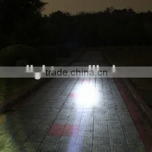 1180 Multi-function Self-defense Rechargeable Baseball Shape 1101 Police Security Flashlight thumbnail-6
