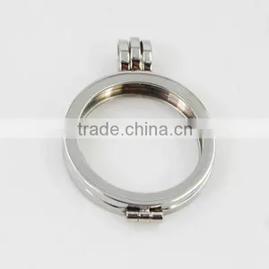 Round Pendant Holder/locket With Necklace Jewelry Wholesale thumbnail-1