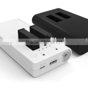 Powr Bank for Gopro Hero 4 Battery / AHDBT-401 Battery Dual USB Charger thumbnail-1