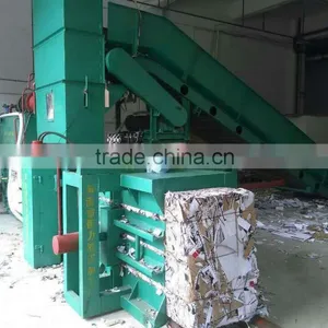 Full-Horizontal Waste Paper Baler Pressing Machinery Price/Waste Paper Bale Pressing Machine thumbnail-2