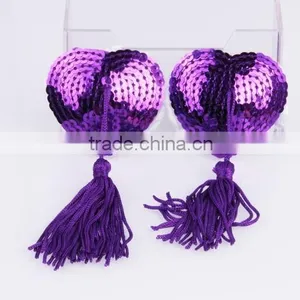 Sexy Colorful Nipple Clamp Manufacturer, Adult Women Spangle/Sequins Nipple Sex Toy thumbnail-3