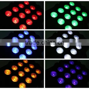 12 x 15w Batteries Operate Wireless Dmx Led Outdoor Rgbwauv Flat Led Par thumbnail-4