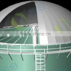 China PUXIN Soft Dome Biogas Digester for Hog Manure Treatment thumbnail-5