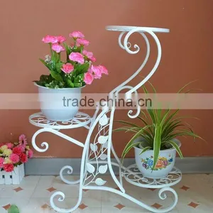BX Wrought Iron Flower Stand From China 2012 New Decoration thumbnail-1