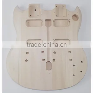 High Quality Sell Well Diy Double Neck Unfinished Electric Guitar Kits thumbnail-2