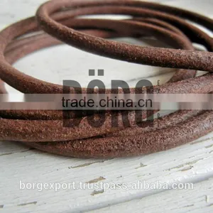6mm Round Leather Cords From BORG EXPORT thumbnail-1
