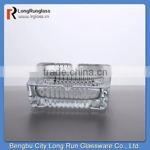 LongRun Print Color Glass Ashtray With OEM Design thumbnail-1