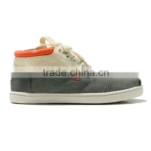 Wholesale Children Canvas Shoes Lace up Kids Shoes for Youth thumbnail-1