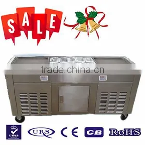 Flat Pan Fry Ice Cream Machine Pan Ice Cream Machine Ice Cream Roll Machine thumbnail-1