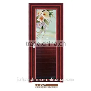 Commercial Aluminum Glass Door Frame Toilet Glass Door Price thumbnail-1