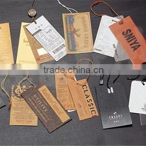 Wholesell Famous Brand Paper Hang Tags For Clothing thumbnail-1