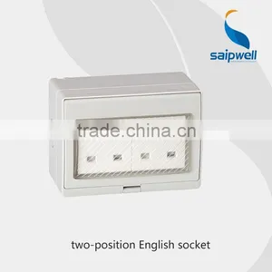 250V 13A Waterproof Switch And Outlet Waterproof Light Dimmer Switcher(SP-2S) thumbnail-1