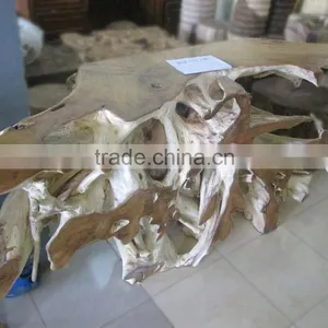 Console Table Made From Suar Woor Root thumbnail-2
